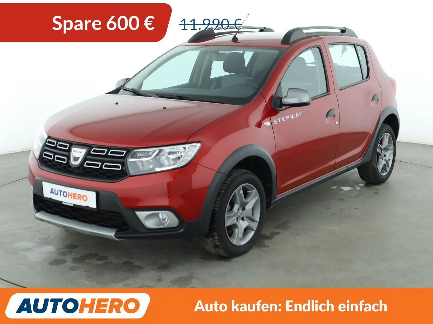 Dacia Sandero 0.9 TCe Stepway Prestige *CAM*TEMPO*LIM*PDC* Rouge - 1