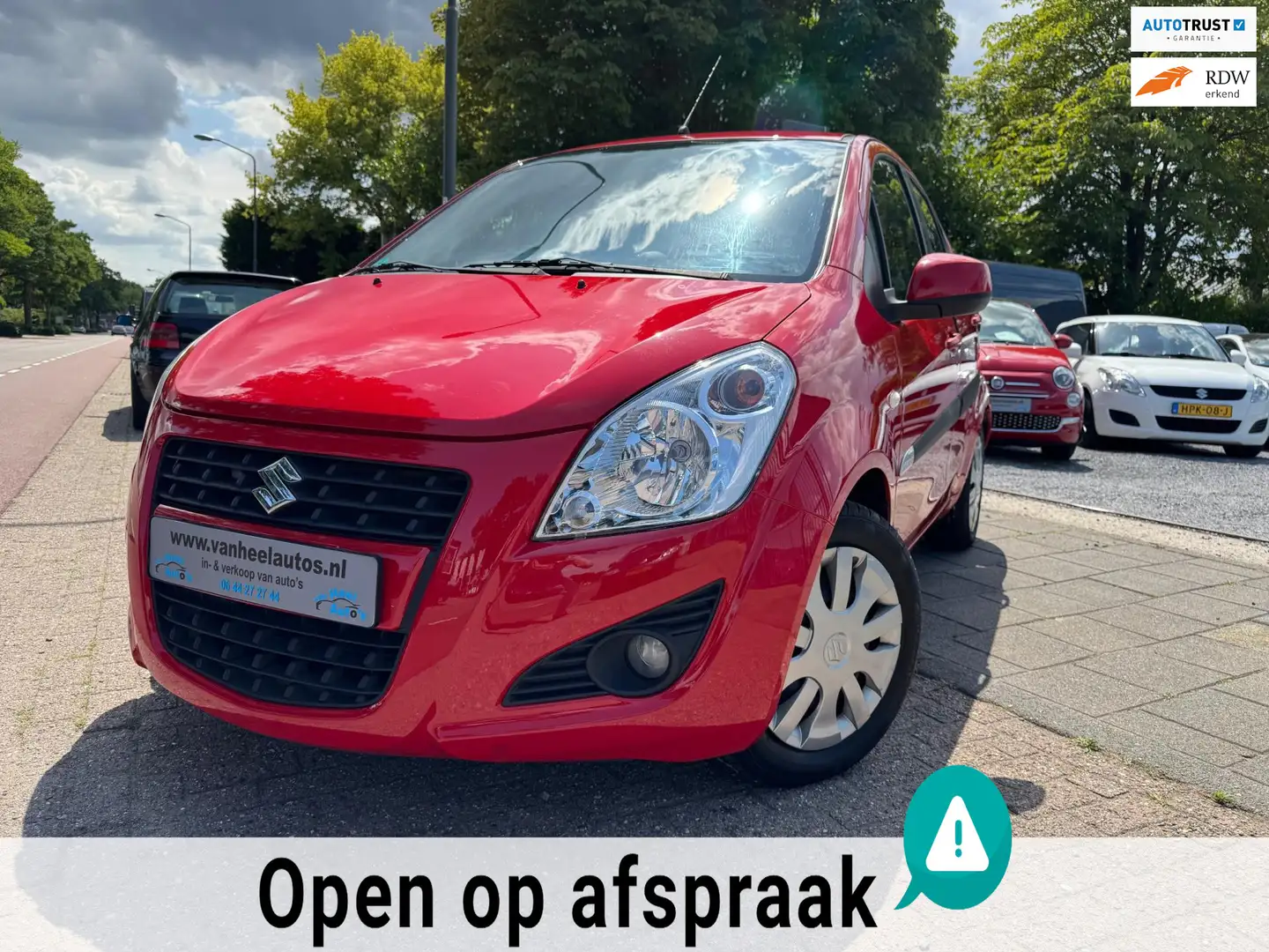 Suzuki Splash 1.2 Active + A-C Elek Pakket Pdc Stoelvrm Rood - 1