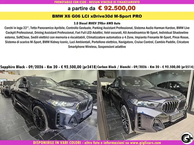 2026 BMW X6 in Black for sale