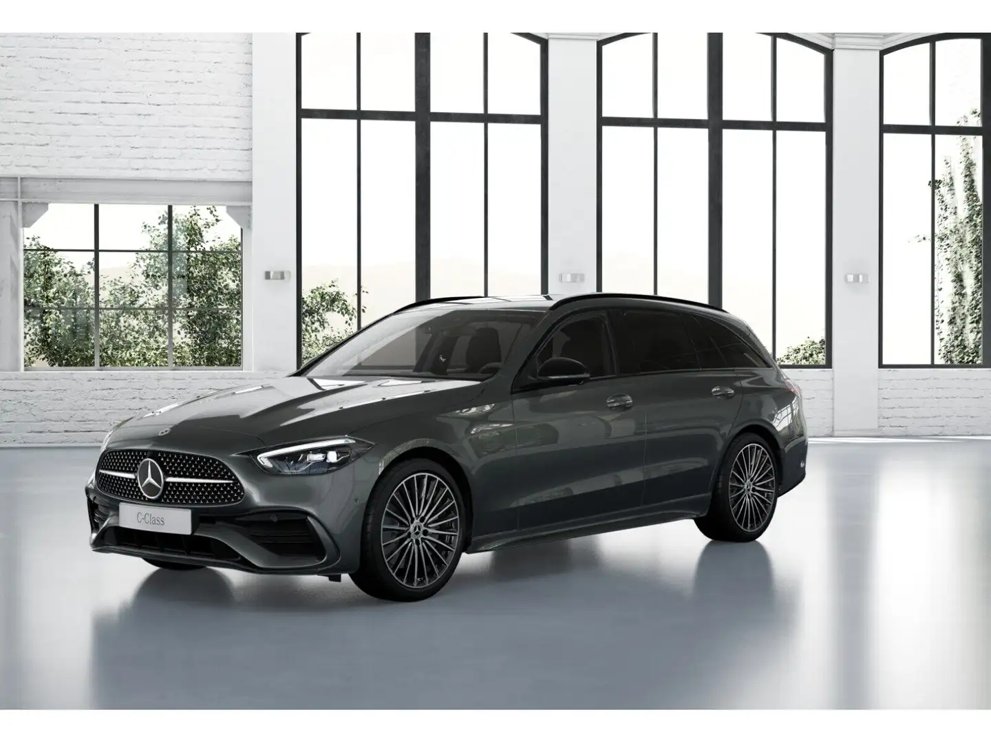 Mercedes-Benz C 200 d T-Modell Distr Navi PTS SHZ LED EASY-PACK Grau - 2