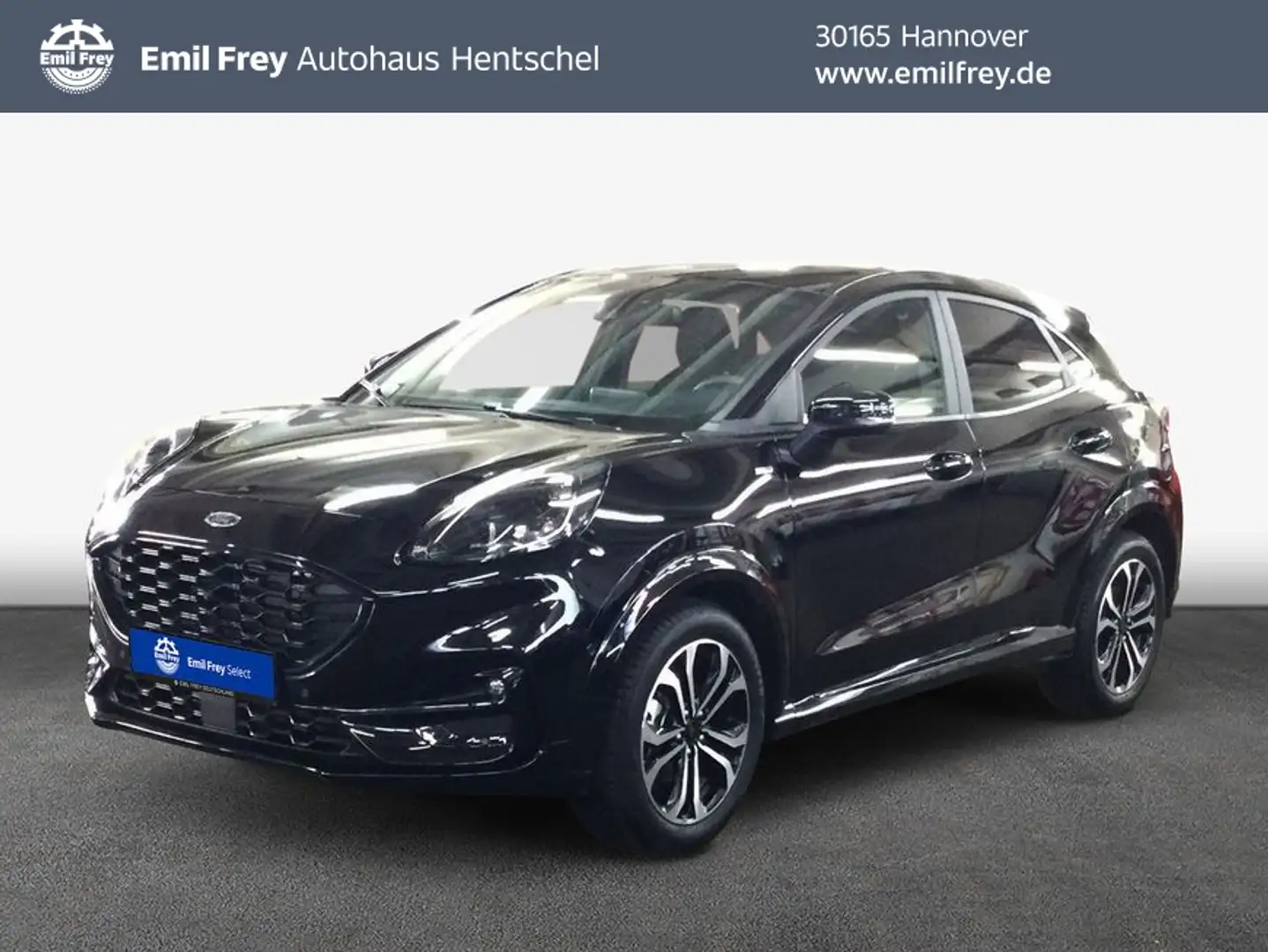 Ford Puma 1.0 EcoBoost Hybrid Aut. ST-LINE *GJR*LED* Zwart - 1