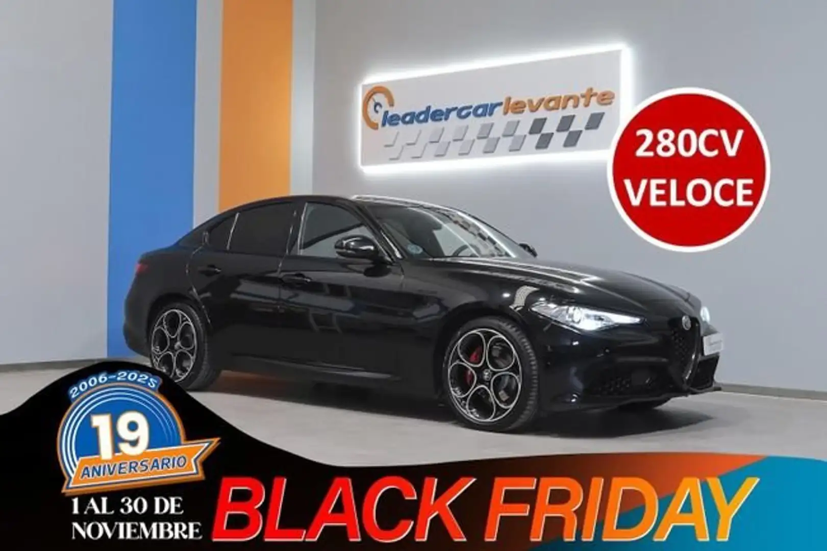 Alfa Romeo Giulia 2.0 GASOLINA 280CV VELOCE Negro - 1