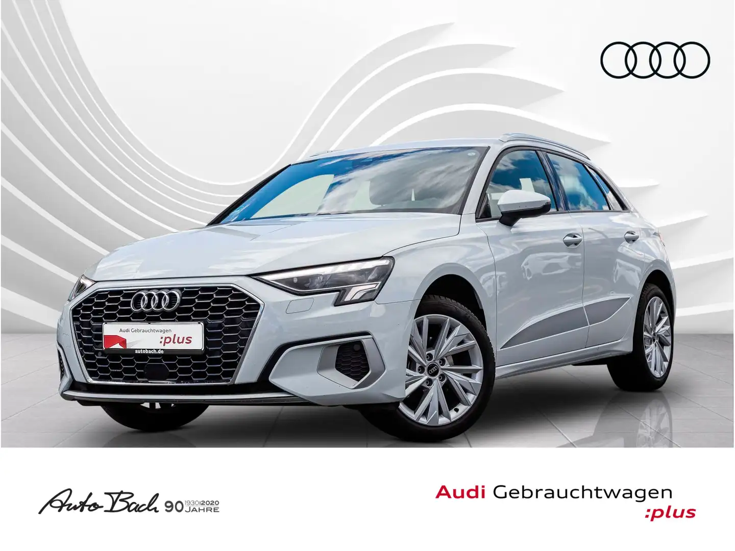 Audi A3 advanced 30TFSI Stronic LED GRA AHK Weiß - 1