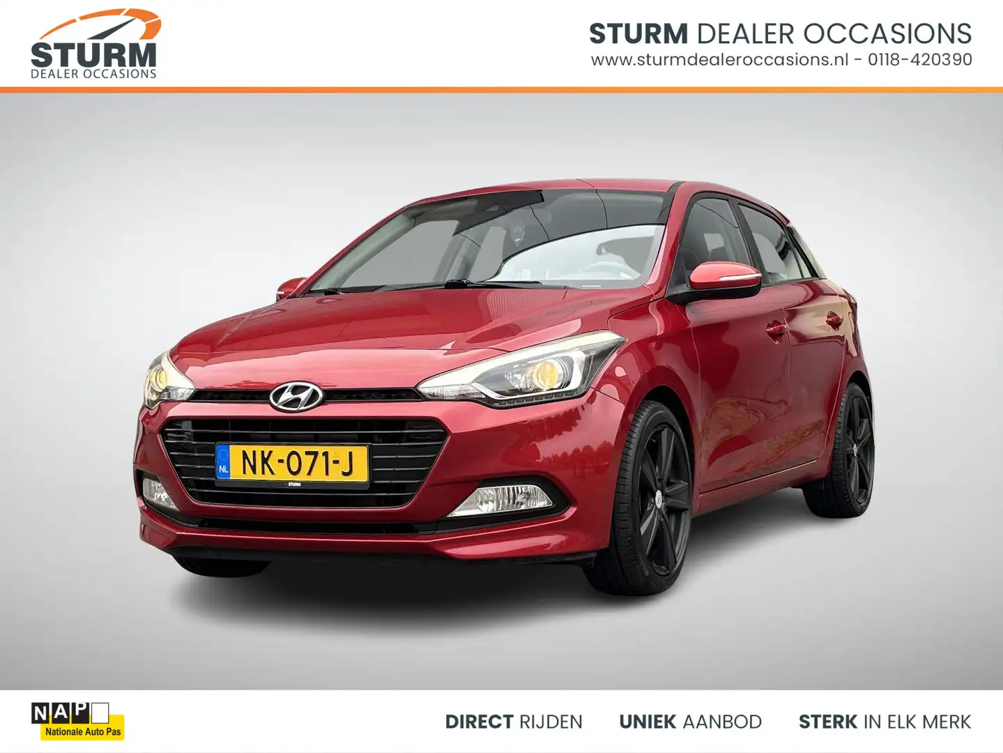 Hyundai i20 1.0 T-GDI i-Motion Rouge - 1