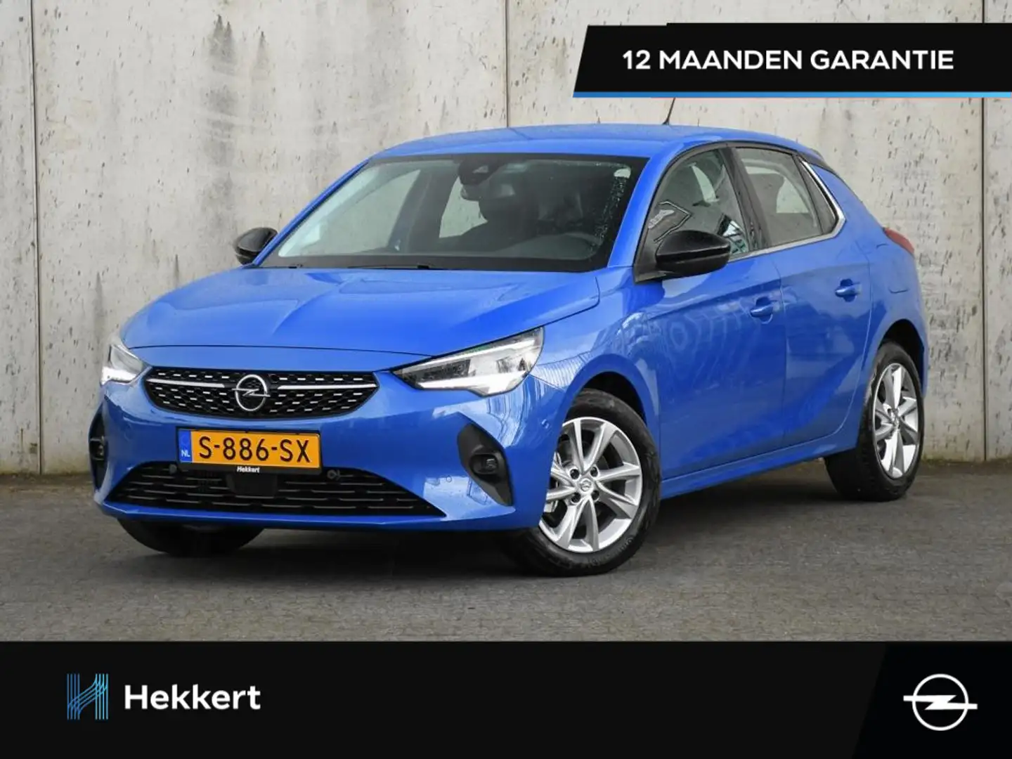 Opel Corsa Elegance 1.2 Turbo 100pk DODE HOEK | LED | CRUISE Blau - 1