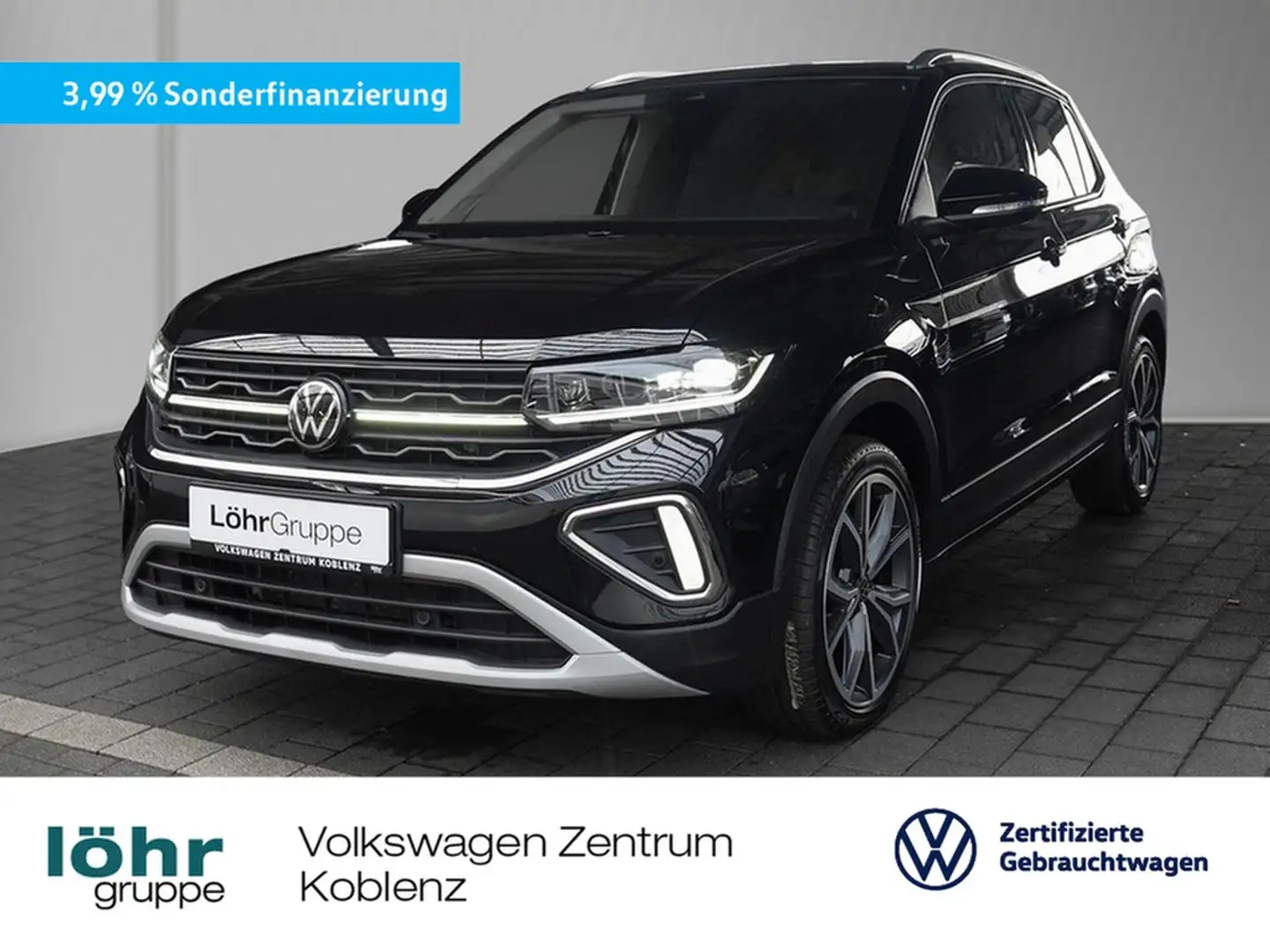 Volkswagen T-Cross 1.0 TSI DSG Style Navi/RFK/LED Schwarz - 1