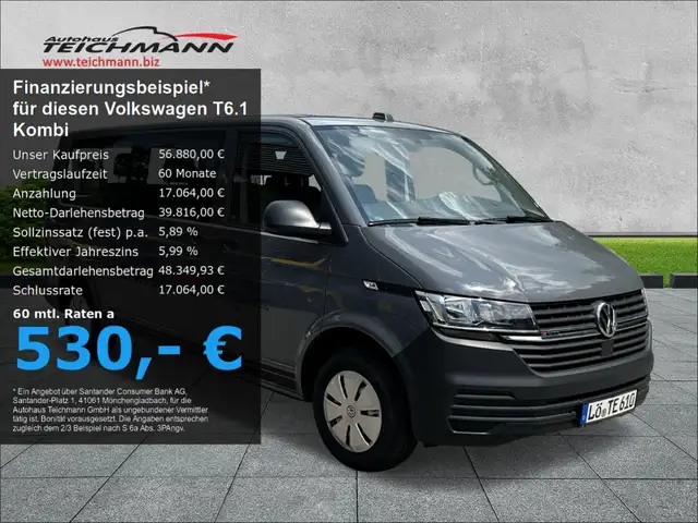 Volkswagen T6 Kombi lang 2.0 TDI 4MOTION +AHK+9Si+APP+GRA+