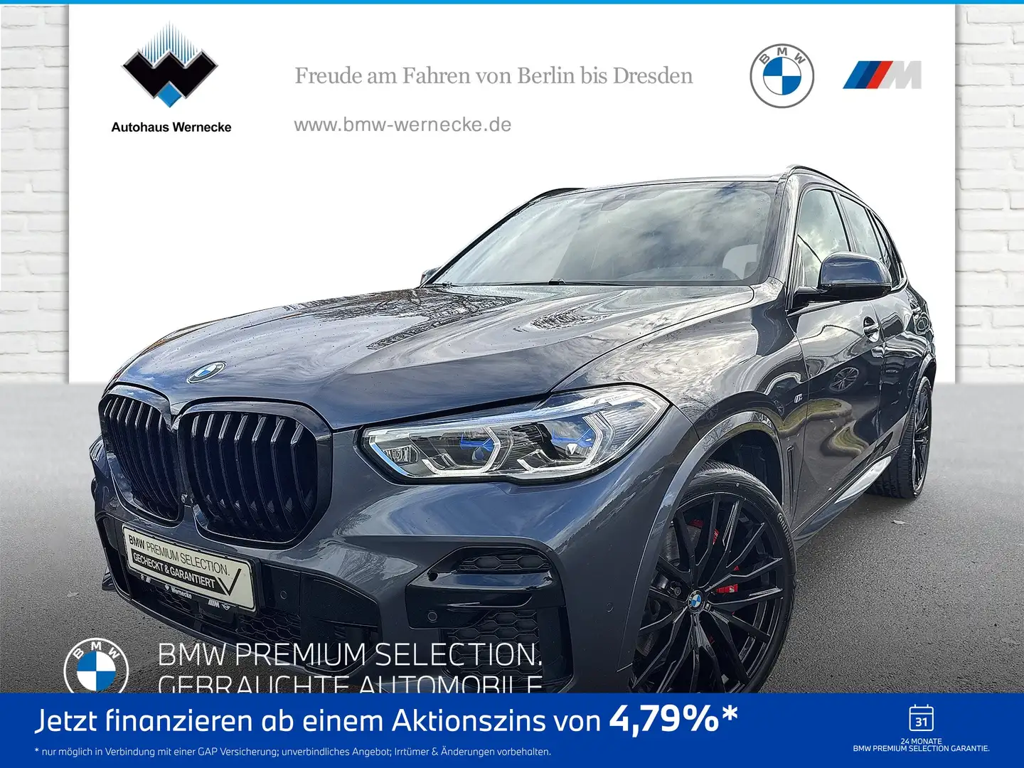 BMW X5 xDrive30d M Sportpaket Head-Up HiFi DAB WLAN Grau - 1
