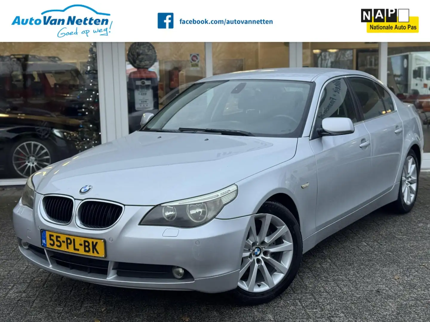 BMW 520 5-serie 520i 6 cilinder 170pk Automaat,Executive u Grijs - 1