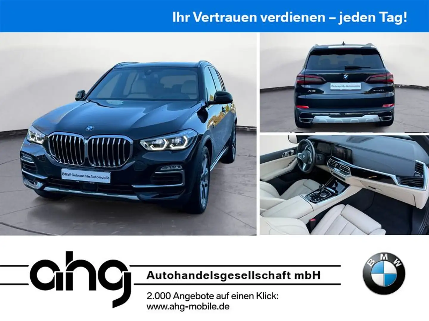 BMW X5 xDrive45e Innovationspaket Laserlicht Head-Up Schwarz - 1