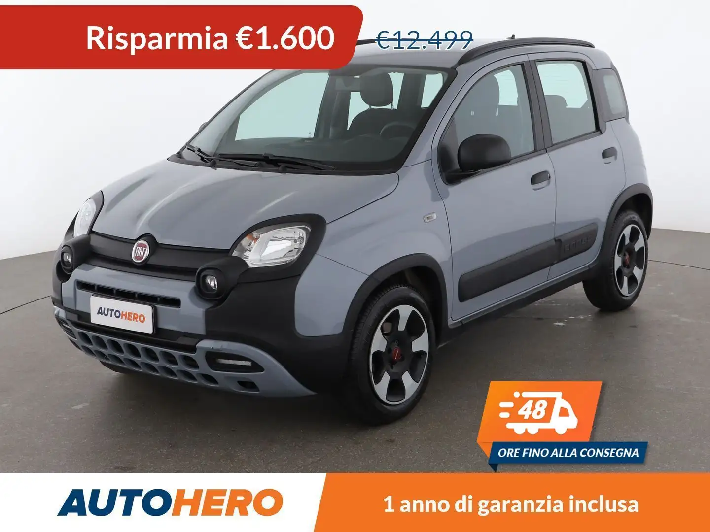 Fiat Panda 1.0 Mild-Hybrid Cross MHEV Grigio - 1