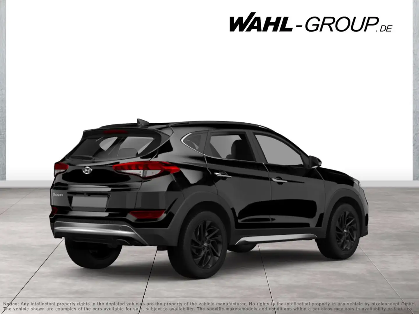 Hyundai TUCSON 1.6 T-GDi N-LINE 4 WD*8-FACH ALU*AHK*NAVI Noir - 2