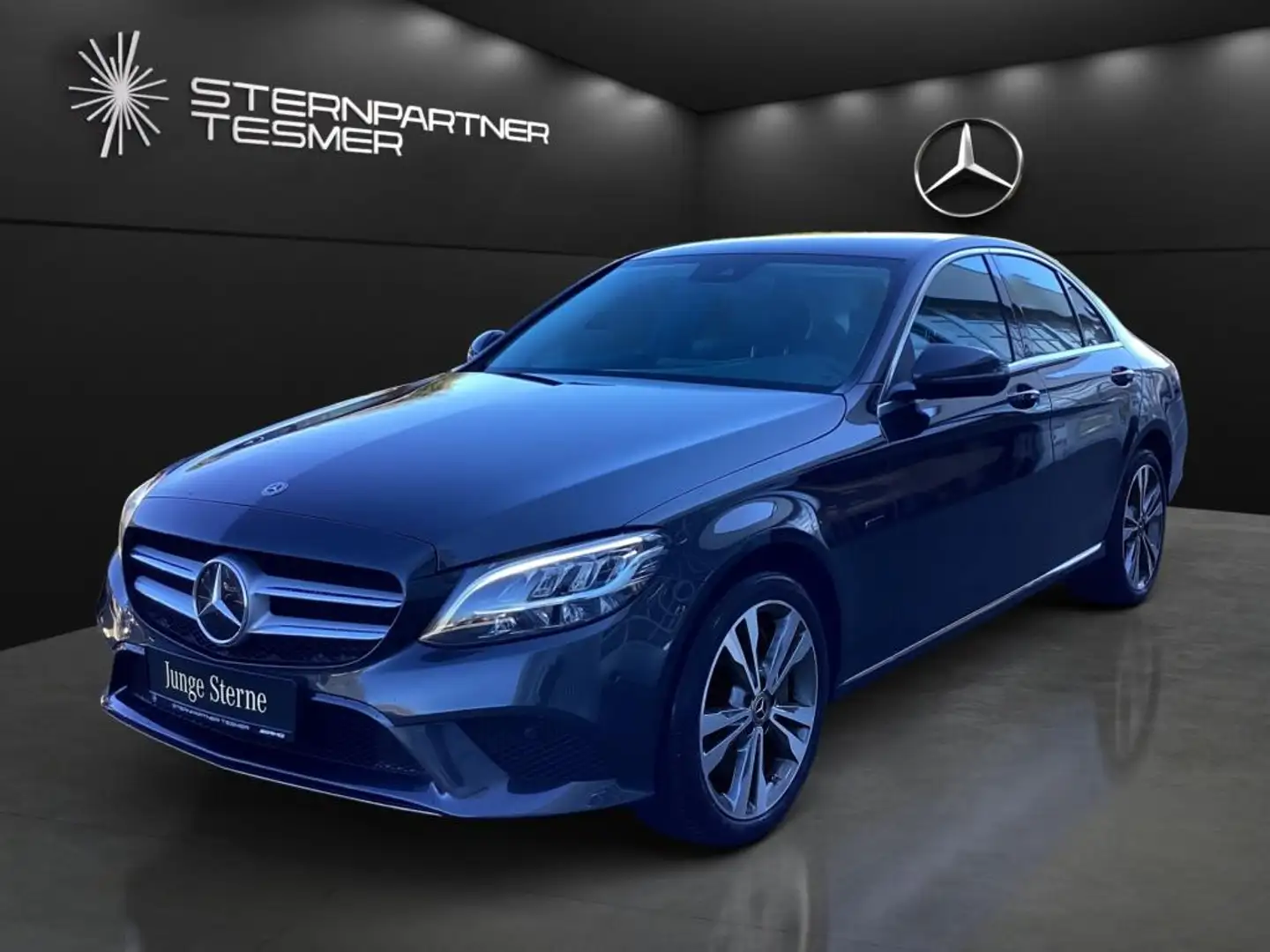 Mercedes-Benz C 300 de Avantgarde+Distro+AHK+Ambiente+COMAND Gris - 1