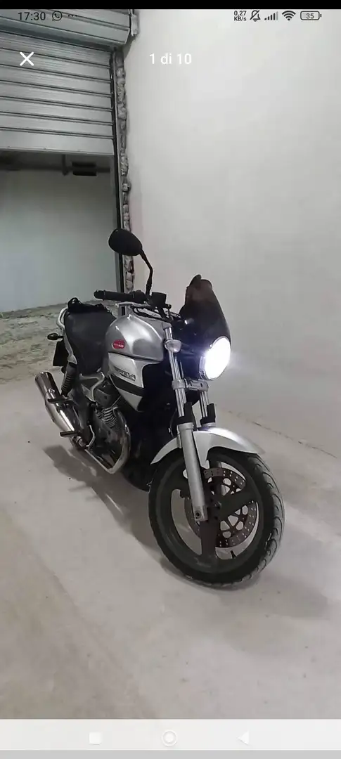 Moto Guzzi Breva 750 Zilver - 1