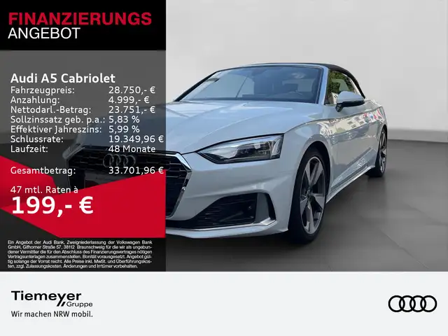 2022 Audi A5 in White for sale