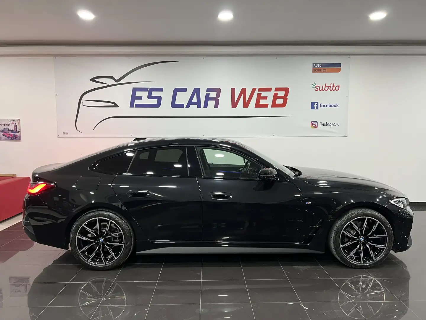BMW 420 d GranCoupe mhev 48V xdrive MSport auto Nero - 2