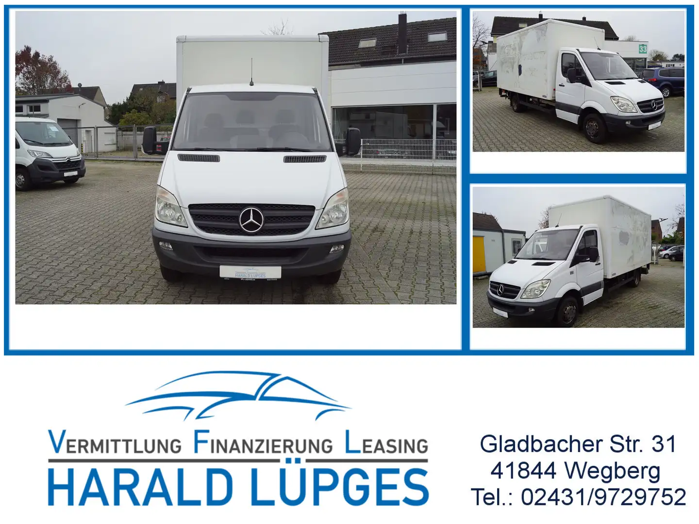 Mercedes-Benz Sprinter 515 CDI Koffer-Ladebordwand, Euro 4 Bianco - 1