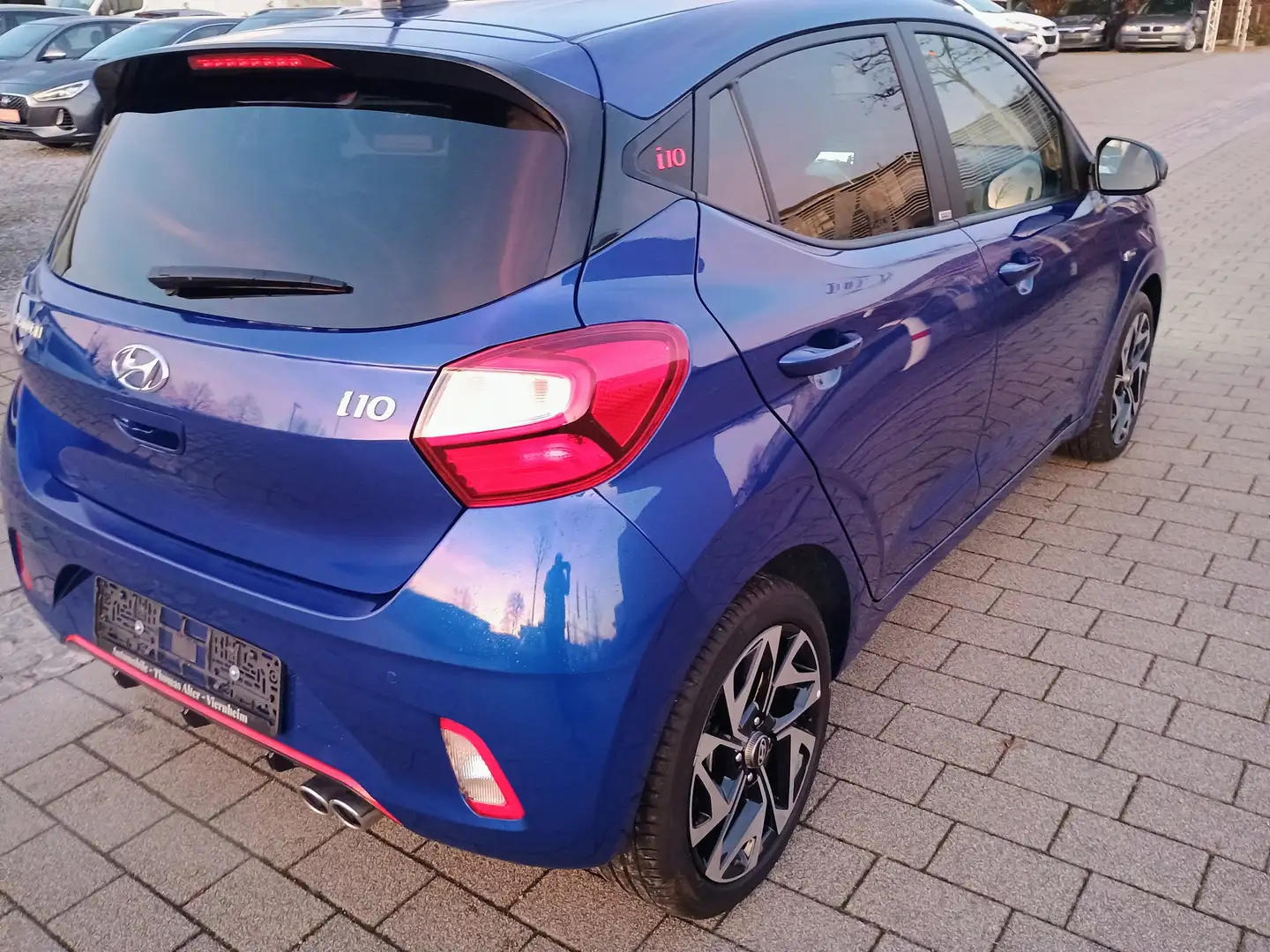Hyundai i10 1.0 T-GDI N-Line/500 km/Navi/Klimaaut/Sitzhzg Bleu - 2