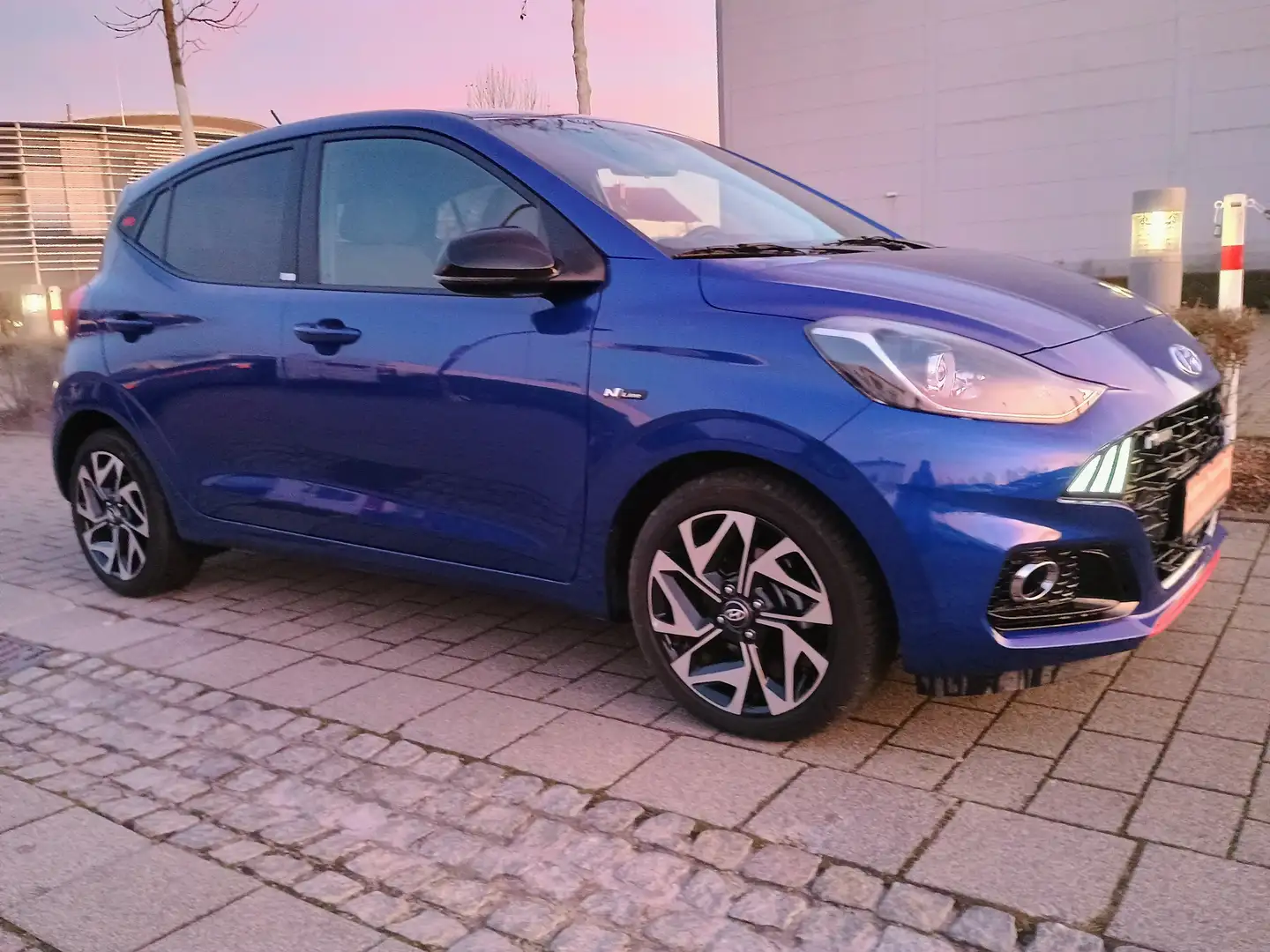Hyundai i10 1.0 T-GDI N-Line/500 km/Navi/Klimaaut/Sitzhzg Bleu - 1