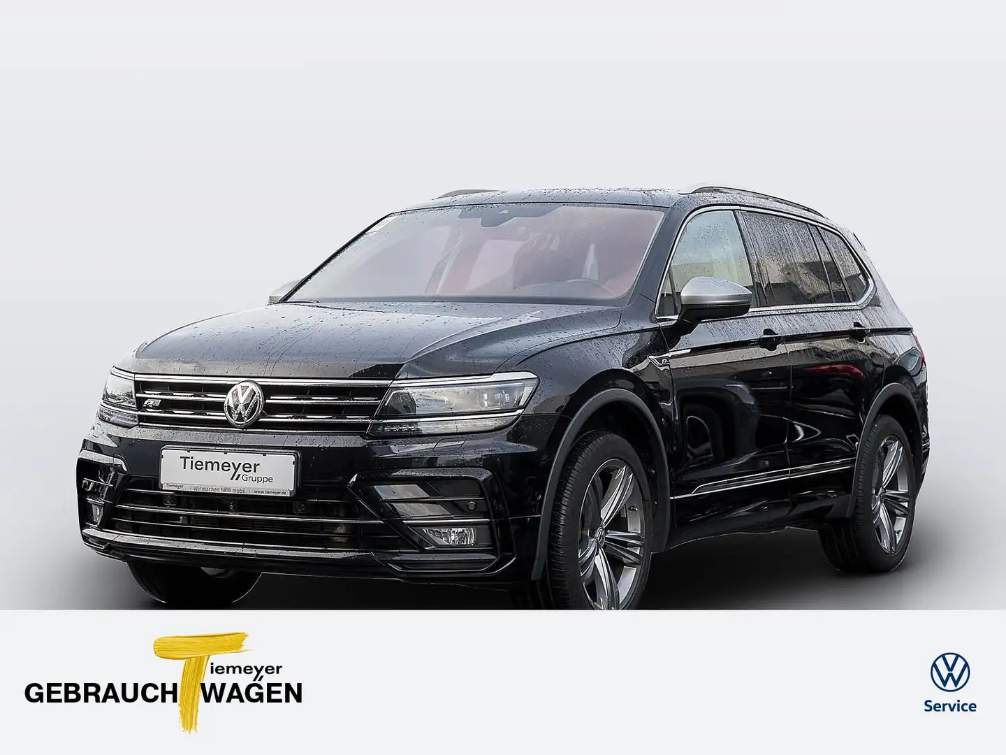 Volkswagen Tiguan Allpace 2.0 TDI DSG 4M R-LINE NAVI PANO S Zwart - 1