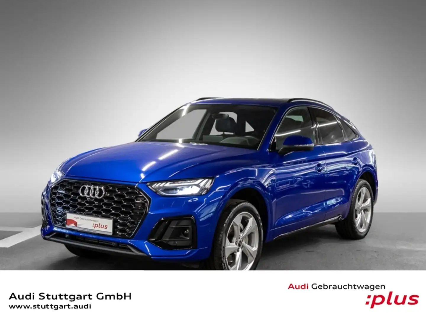 Audi Q5 Sportback S line 45 TFSI quattro S tronic AHK Blau - 1