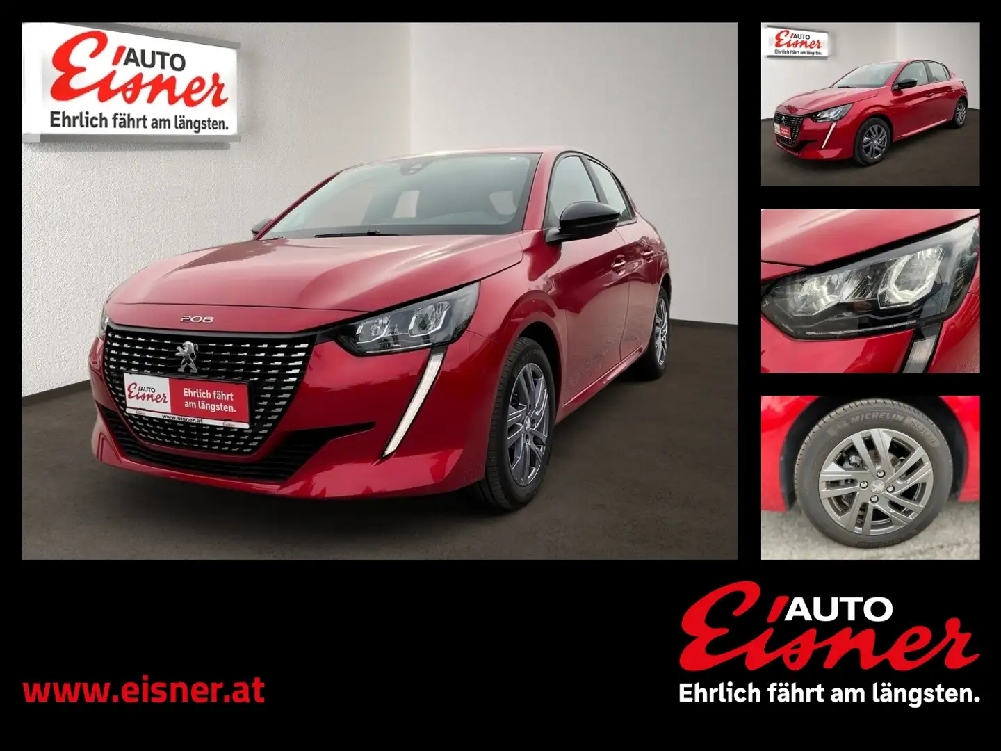 Peugeot 208 ACTIVE PACK PURE TECH 75 Rot - 1