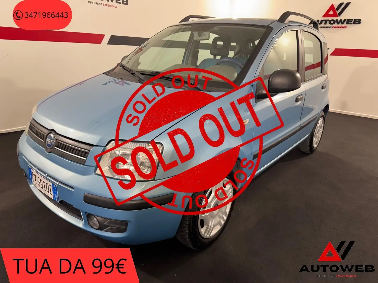 Fiat Panda 1.2 Alessi Blu/Azzurro - 1