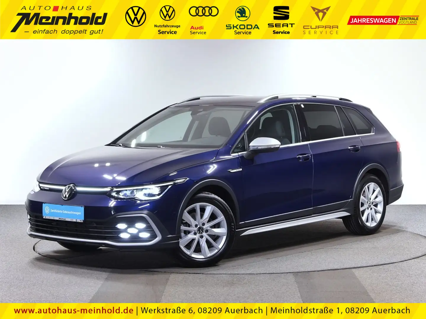 Volkswagen Golf Variant Alltrack 2.0 TDI DSG 4-motion,AHK, Bleu - 1