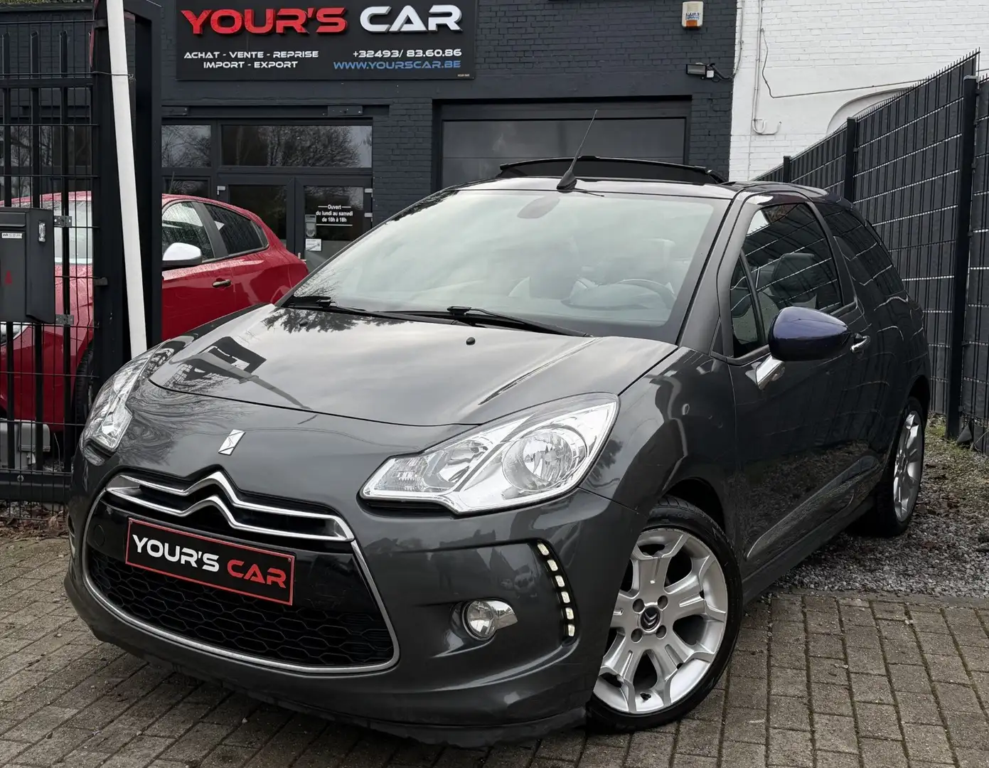 Citroen DS3 Cabriolet 1.6e-HDi - Boite Automatique - Cuir Full Gris - 1
