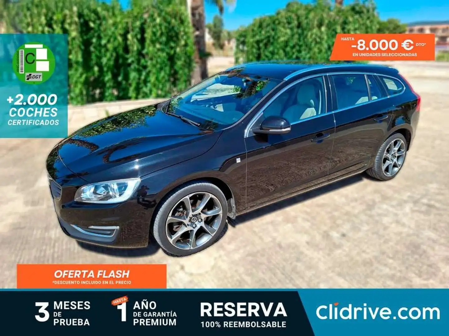 Volvo V60 D2 Momentum Aut. 120 Noir - 1