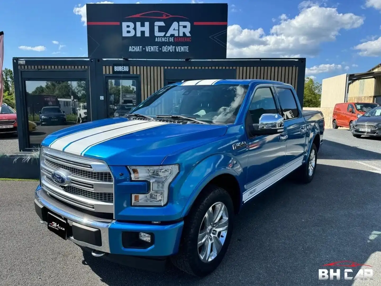 Ford F 150 5.0 V8 390ch Flexfuel 4X4 Platinum BVA6 Bleu - 1