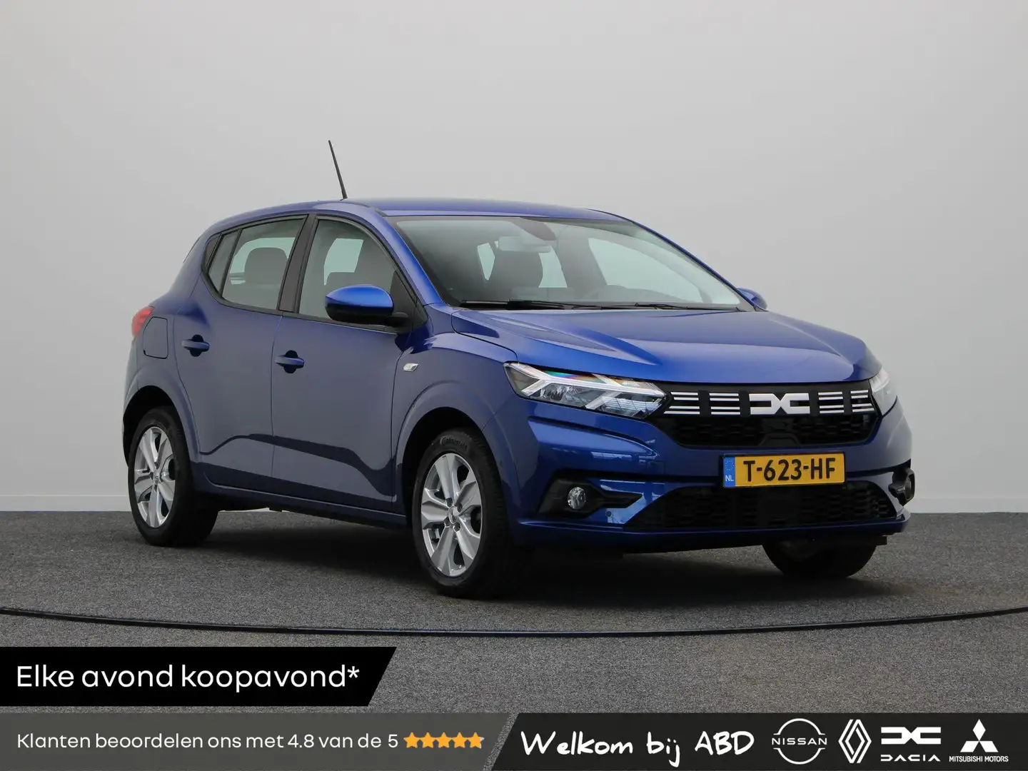 Dacia Sandero 1.0 TCe 100 ECO-G Expression | Climate Control | A Blauw - 1