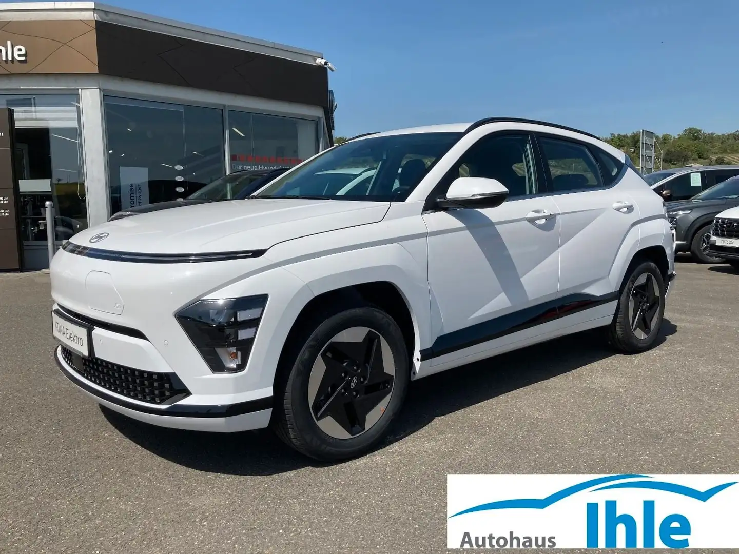 Hyundai KONA ELEKTRO 48,4kWh Advantage, Effizienz-Paket Weiß - 1