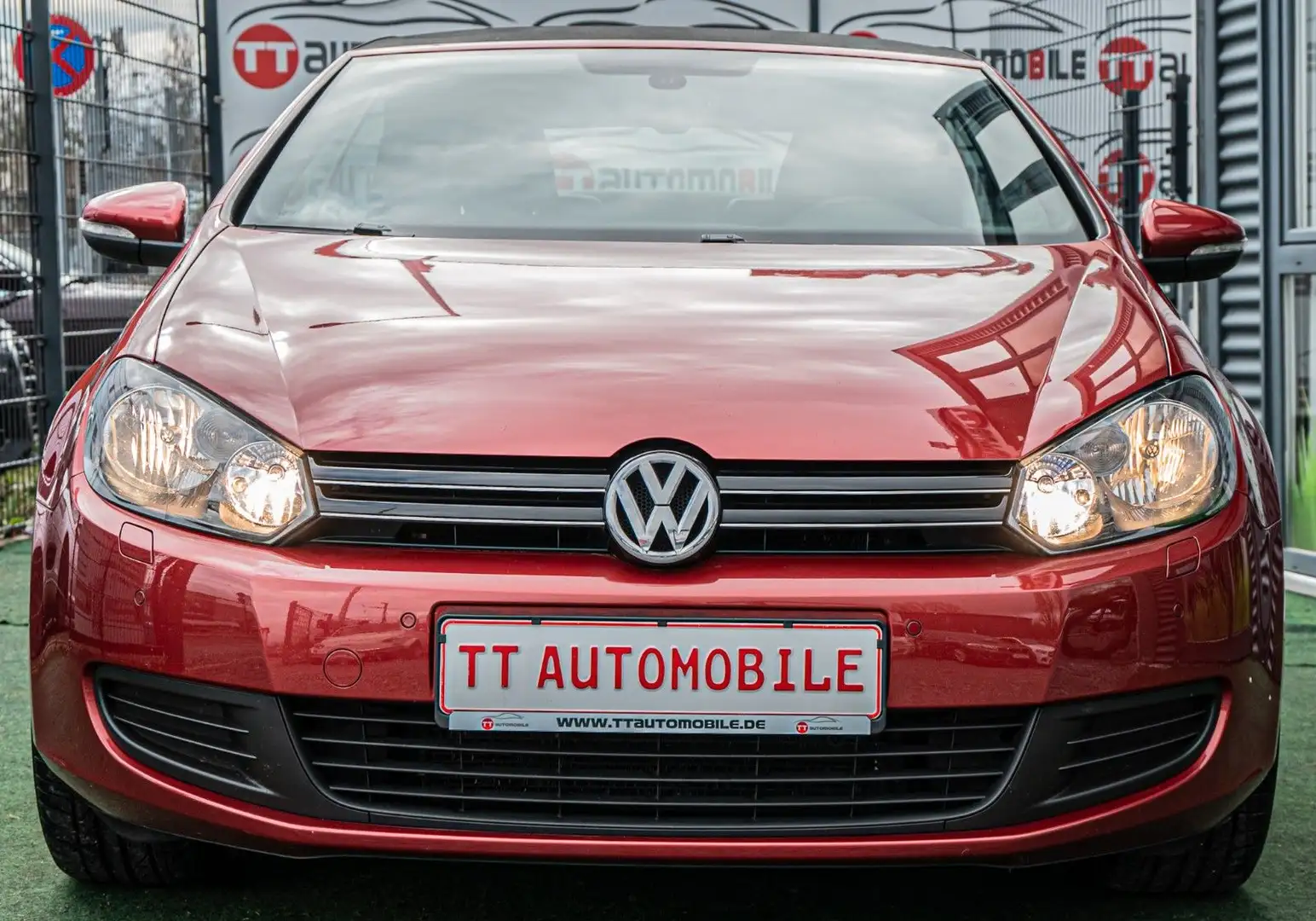 Volkswagen Golf VI Cabriolet  |NAVI|KLIMAAUTOM.|1.HAND Rouge - 2