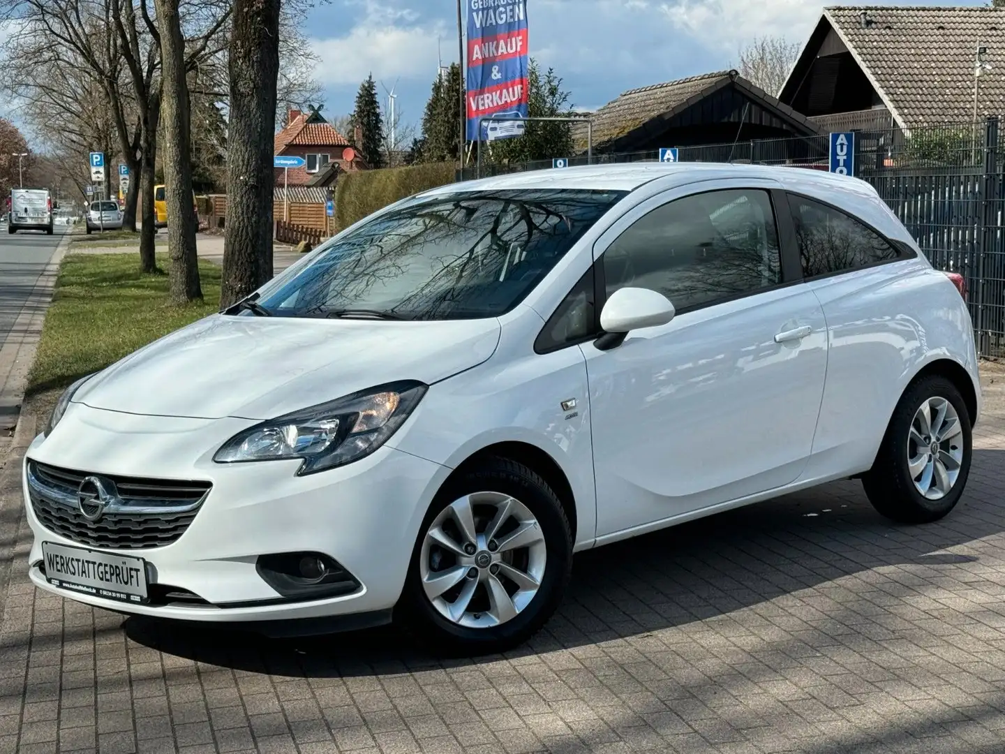 Opel Corsa E Active *KLIMA*WINTER-PAKET*S-HEFT*EURO6* Blanc - 1