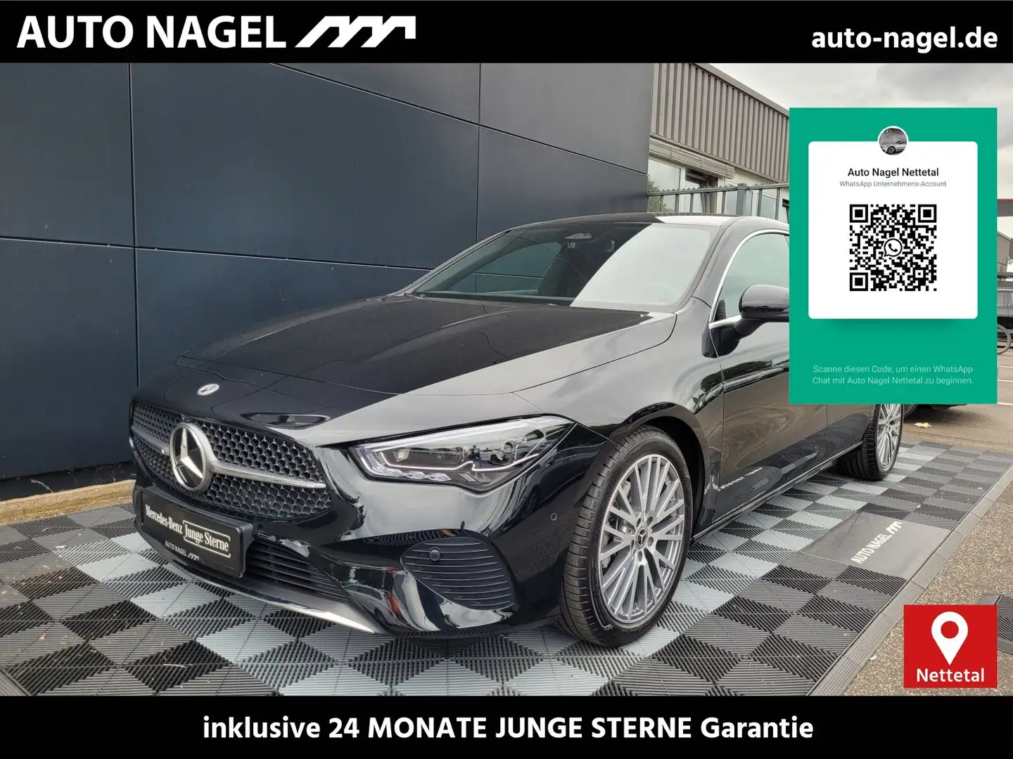 Mercedes-Benz CLA 180 CLA 180 Coupé Edition Progressive Multibeam+360+ Noir - 1