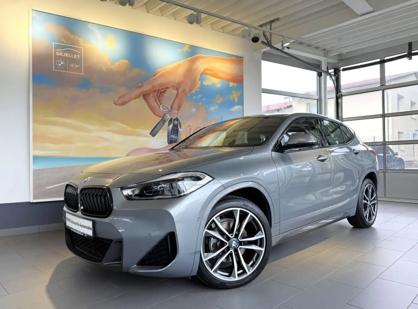 BMW X2 M sDr.18i M SPORT KAM+PANO+HIFI+LED+AHK+SPUR+ Gris - 1