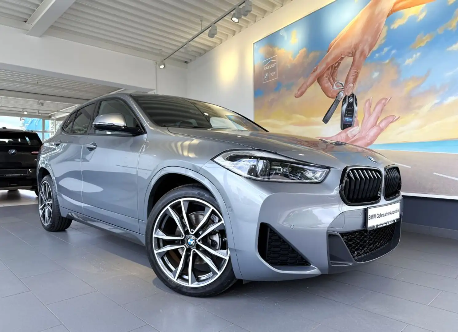 BMW X2 M sDr.18i M SPORT KAM+PANO+HIFI+LED+AHK+SPUR+ Gris - 2