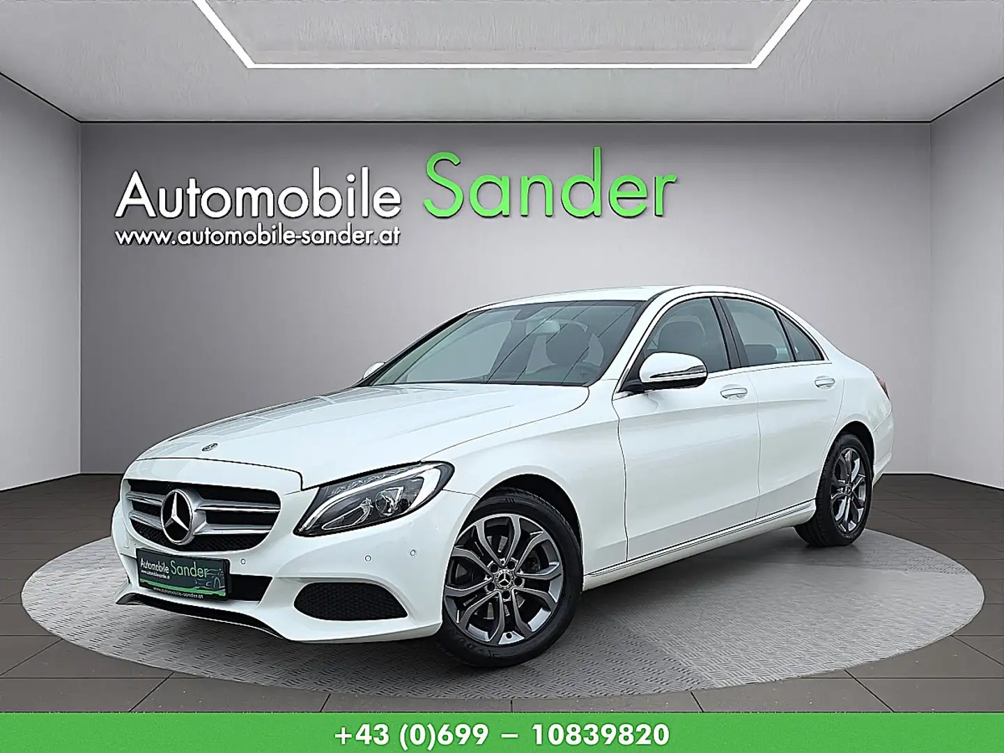 Mercedes-Benz C 220 d Aut. Avantgarde *LED/NAVI/KEYLESS GO* Weiß - 1