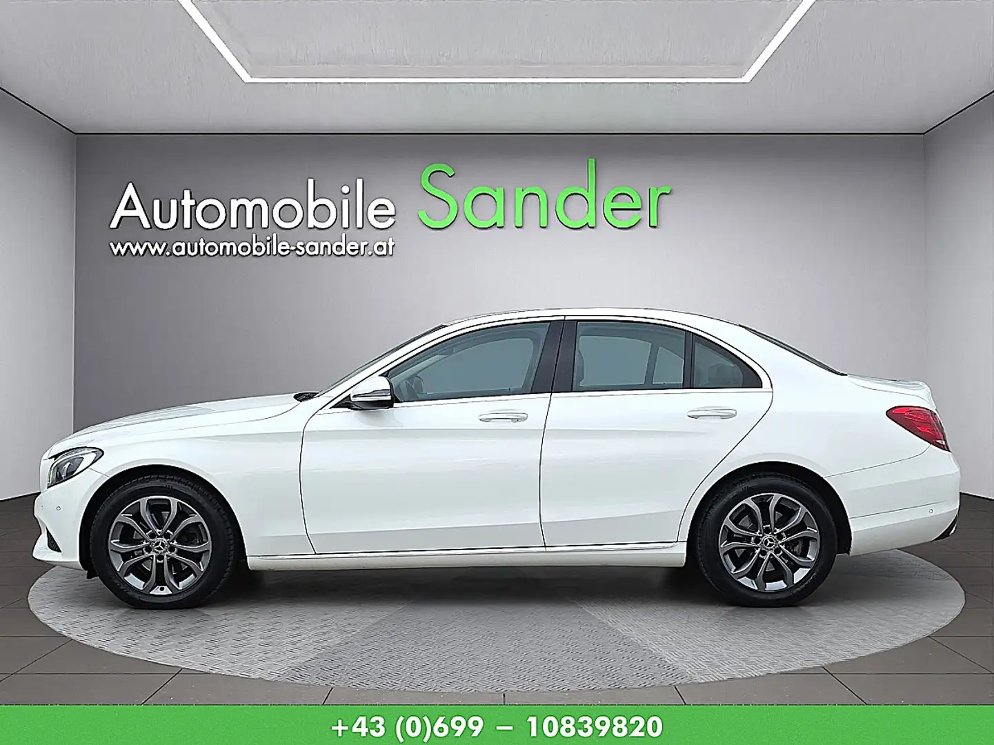 Mercedes-Benz C 220 d Aut. Avantgarde *LED/NAVI/KEYLESS GO* Weiß - 2