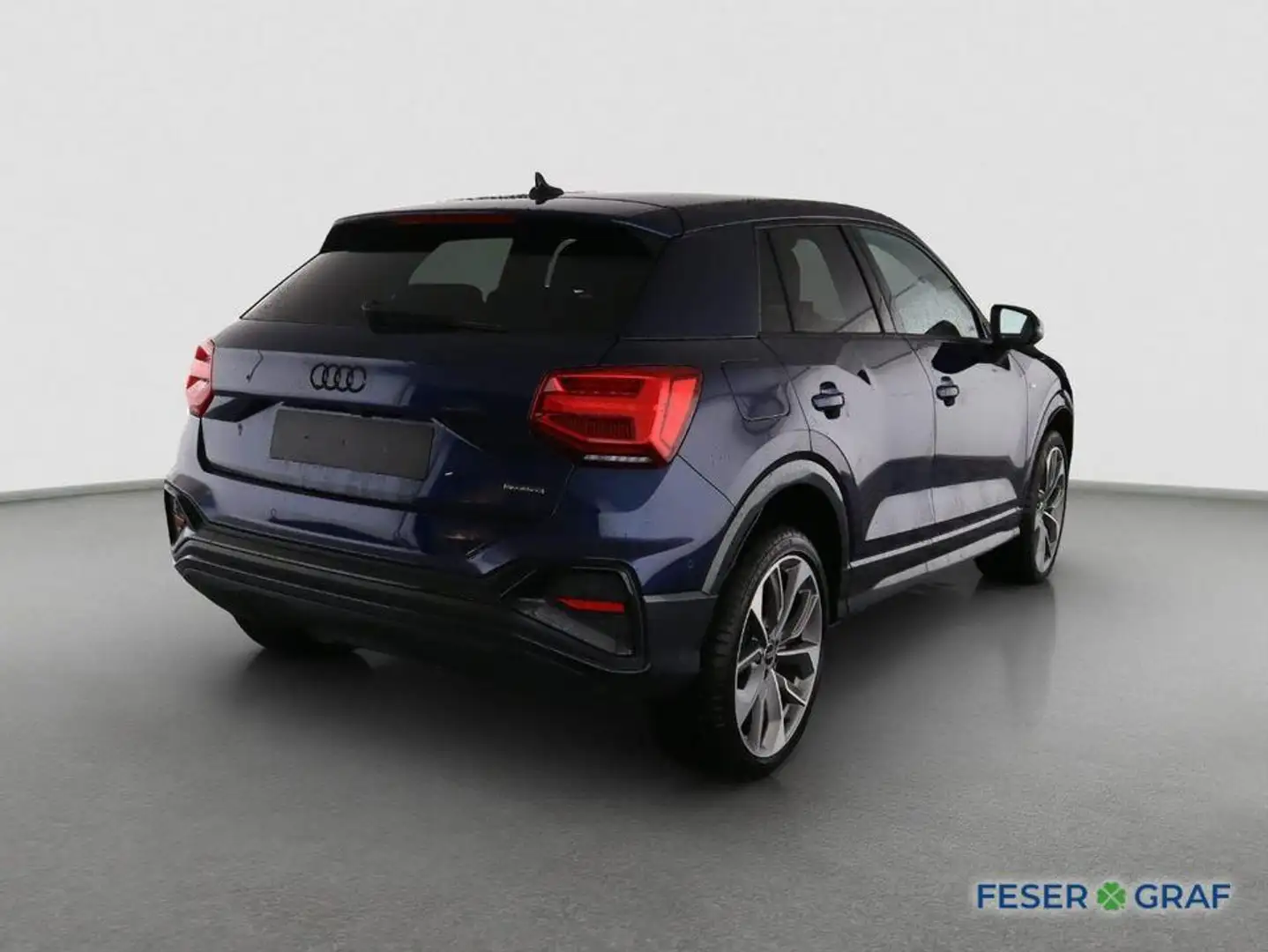 Audi Q2 40 TFSI qu S line-AHK-Matrix-ACC-Sonos Blau - 2