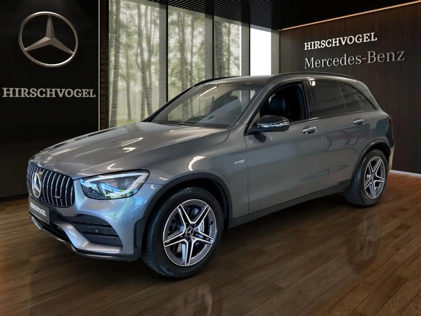 Mercedes-Benz GLC 43 AMG 4M Night+Pano+AHK+DISTRO+KEYLESS+Memo Grijs - 1