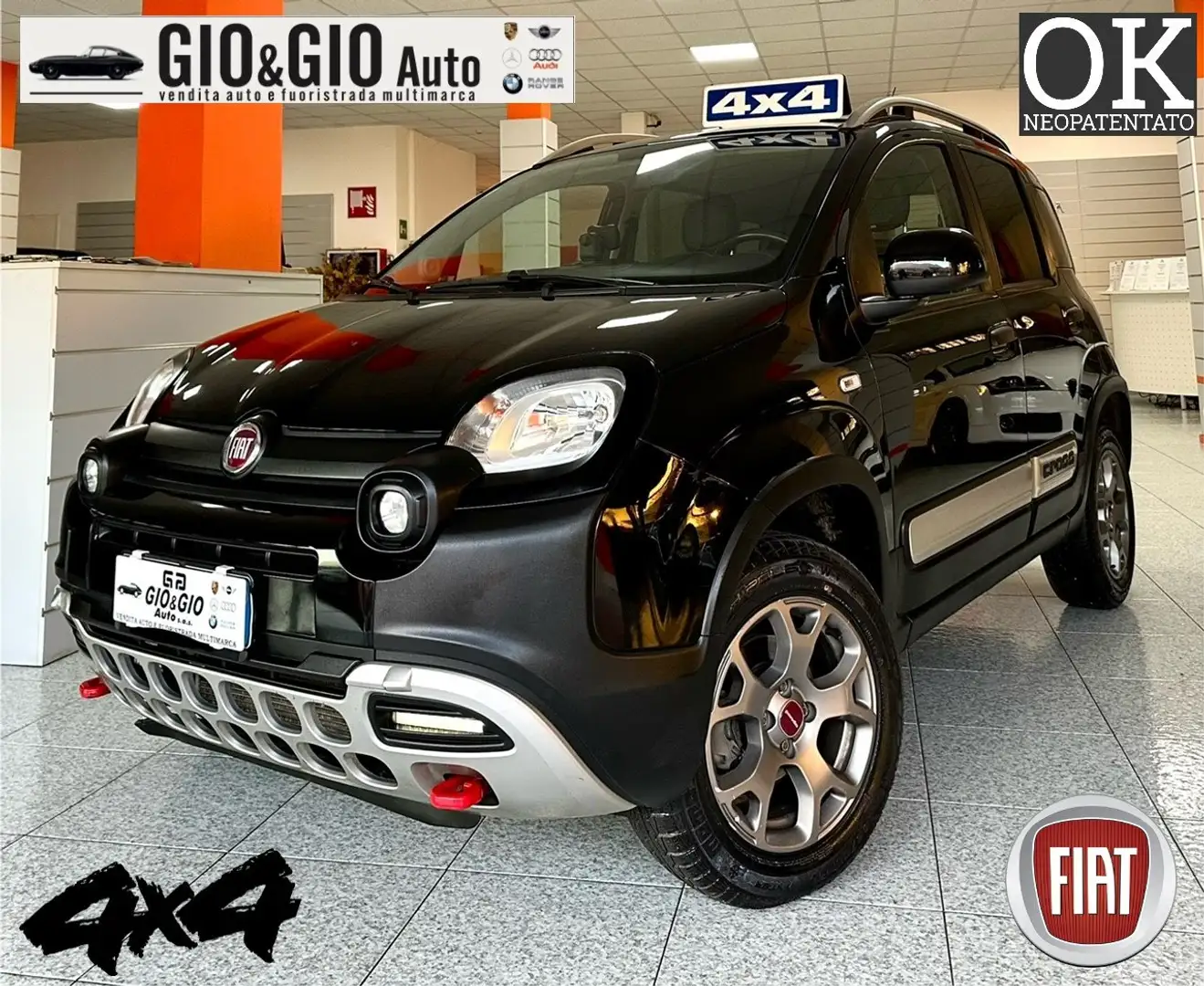 Fiat Panda 0.9 t.air t. Cross 4x4 s Negro - 1