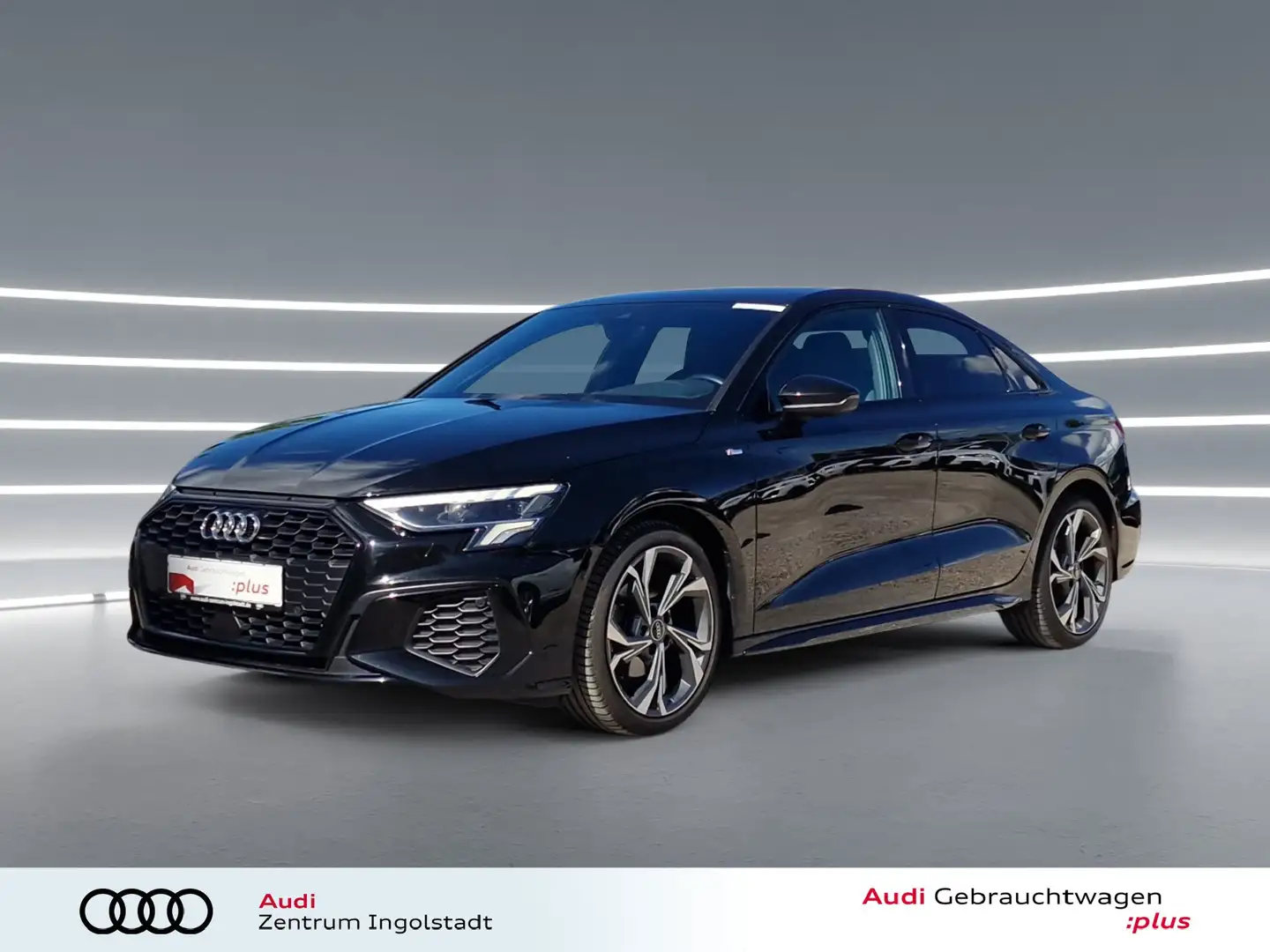 Audi A3 Limousine 35 TDI 2x S line LED NAVI Raute 18" Noir - 2