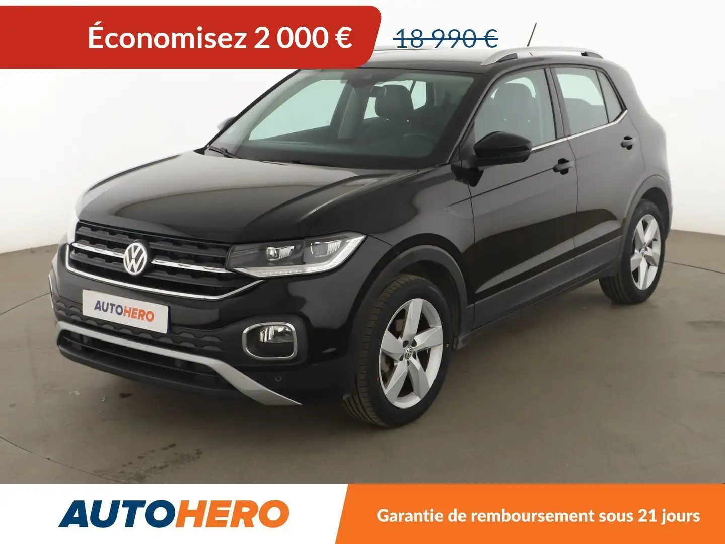 Volkswagen T-Cross 1.0 TSI Carat DSG Noir - 1