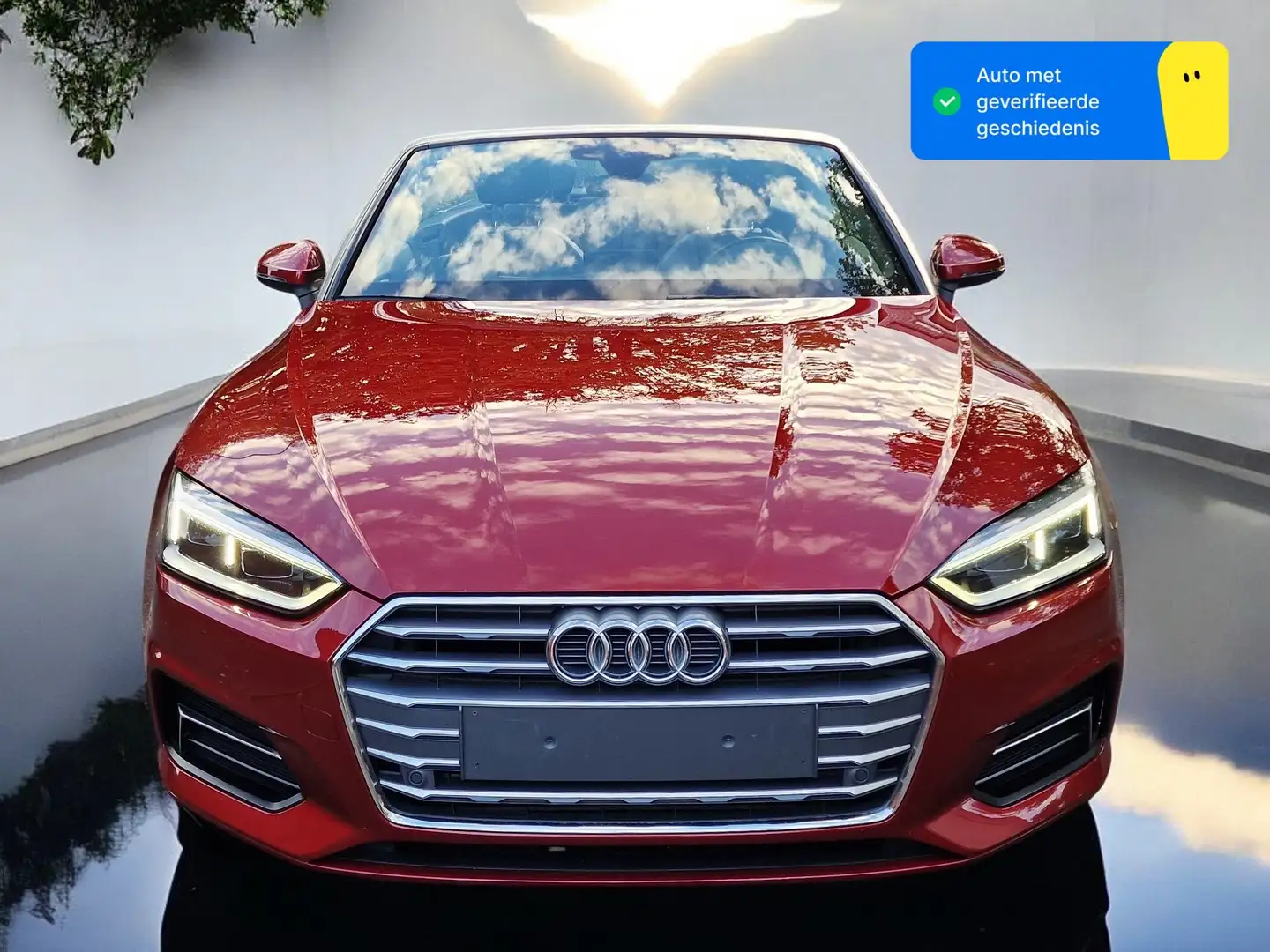 Audi A5 A5 Cabrio 40 TFSI S tronic sport Rood - 2