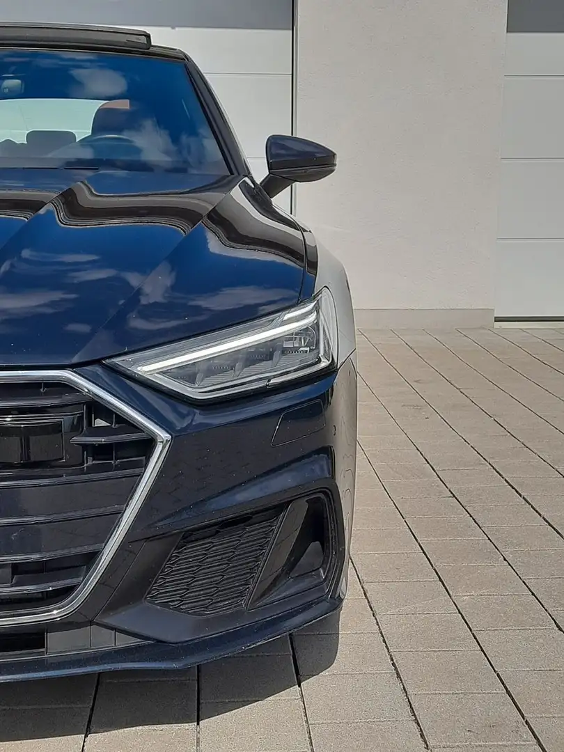 Audi A7 SB 50 TDI quattro/2xS-Line/Pano/Kam/20" Bleu - 1