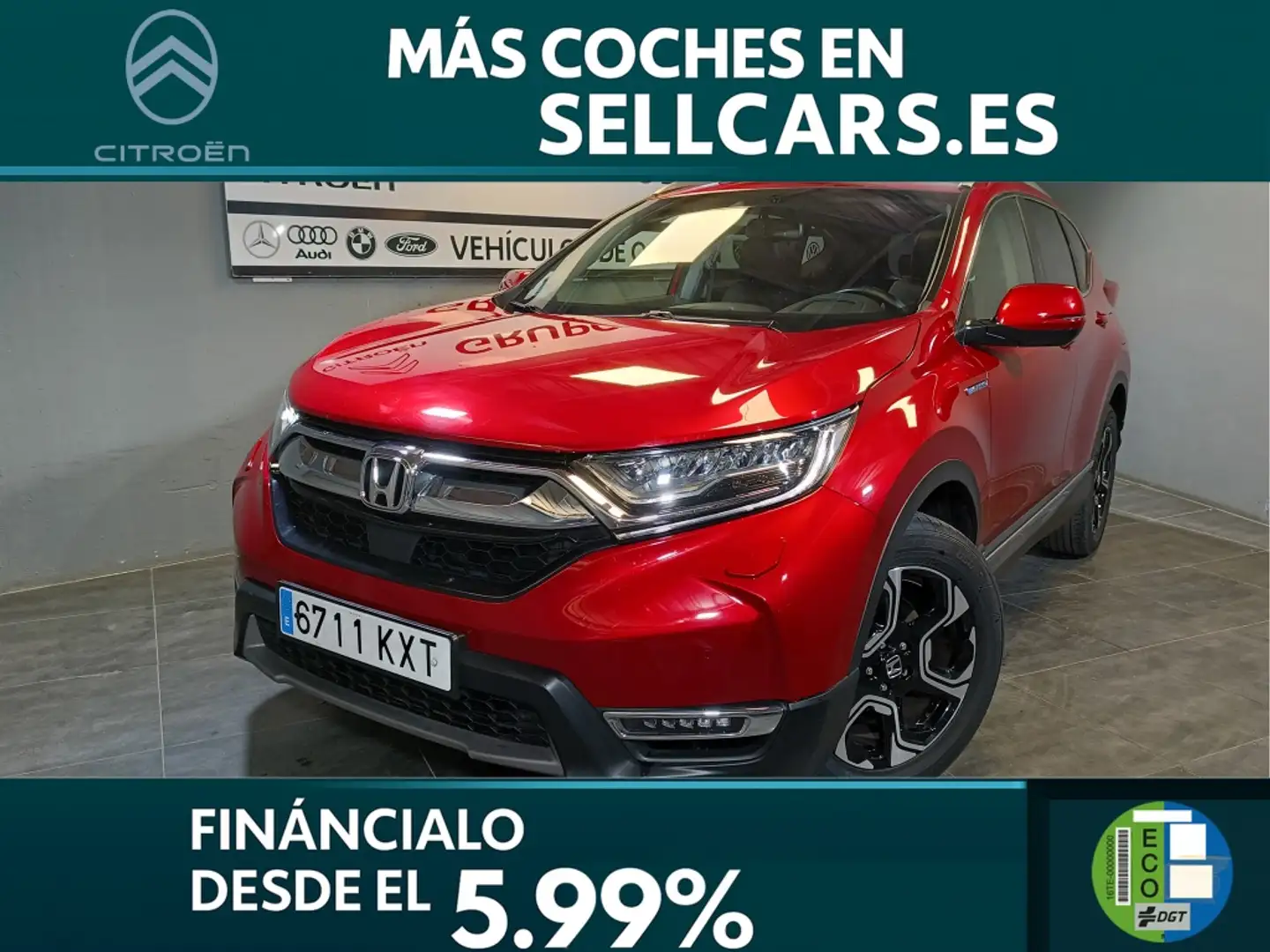Honda CR-V 2.0 i-MMD Executive 4x4 Rojo - 1