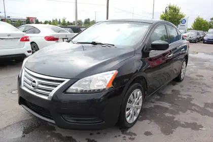 Black 2014 Nissan Sentra Sedan Front-Wheel Drive Manual