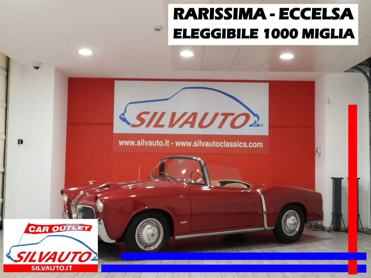 Fiat 1100/103 TV TRASFORMABILE 1^SERIE -RARISSIMA(1955) Roşu - 1